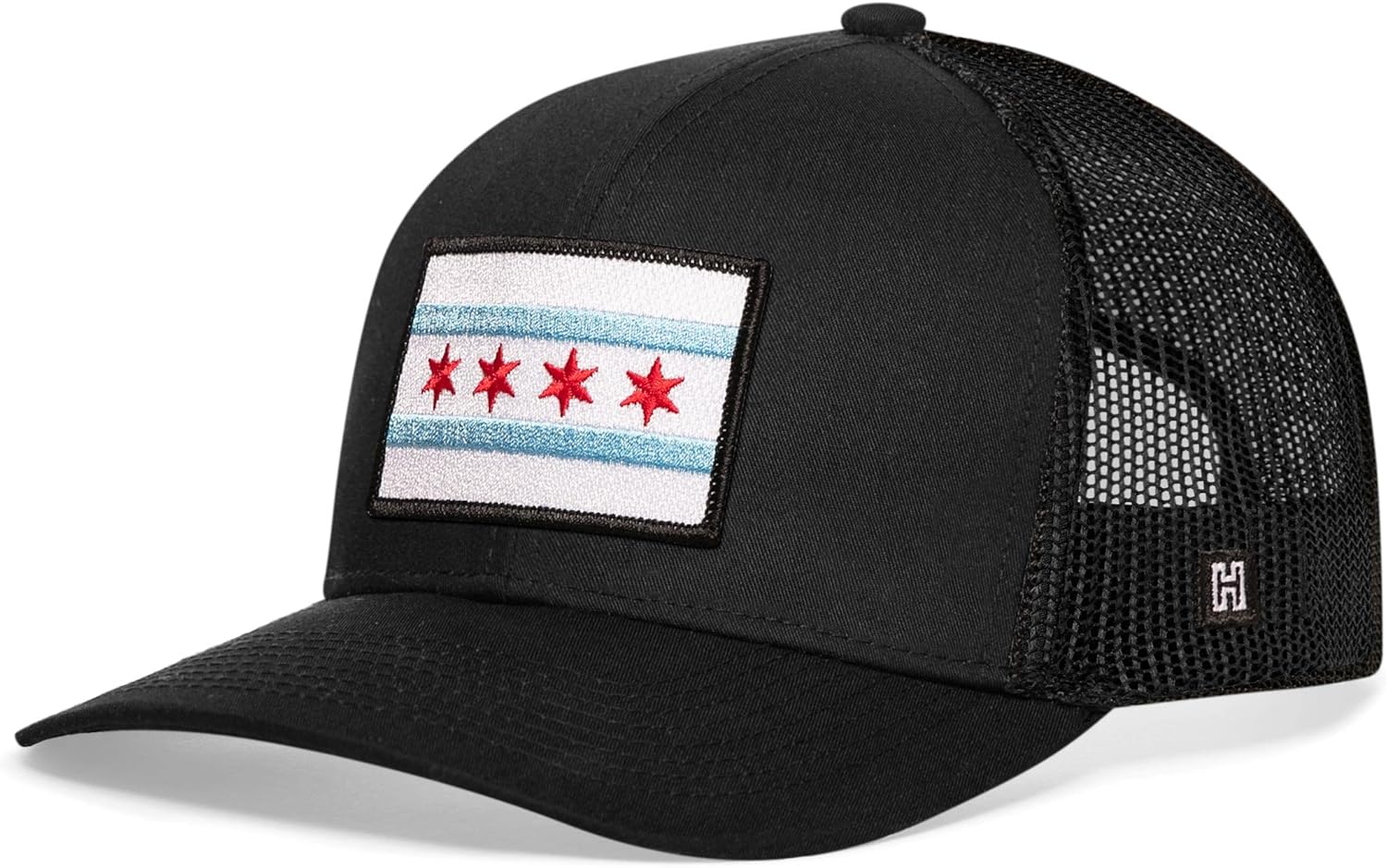 HAKA Chicago Flag Hat – Chicago Trucker Hat for Men & Women, CHI Baseball Cap, Adjustable Golf Hat, Snapback, Outdoor Hat - Image 2