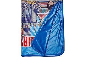 GE Animation Fairy Tail Group & Building Sublimation Throw Blanket: Cozy Comfort...