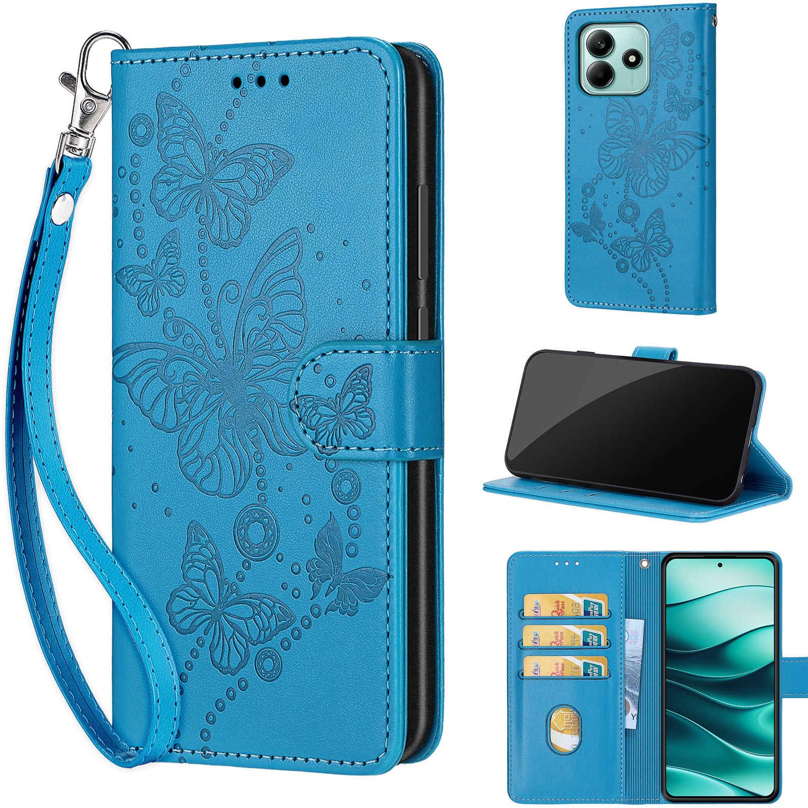 Cover Compatibile con Xiaomi Redmi Note 14 Pro, Premium Pelle PU Portafoglio Flip Libro Custodia per Redmi Note 14 Pro Plus [Protezione Completa