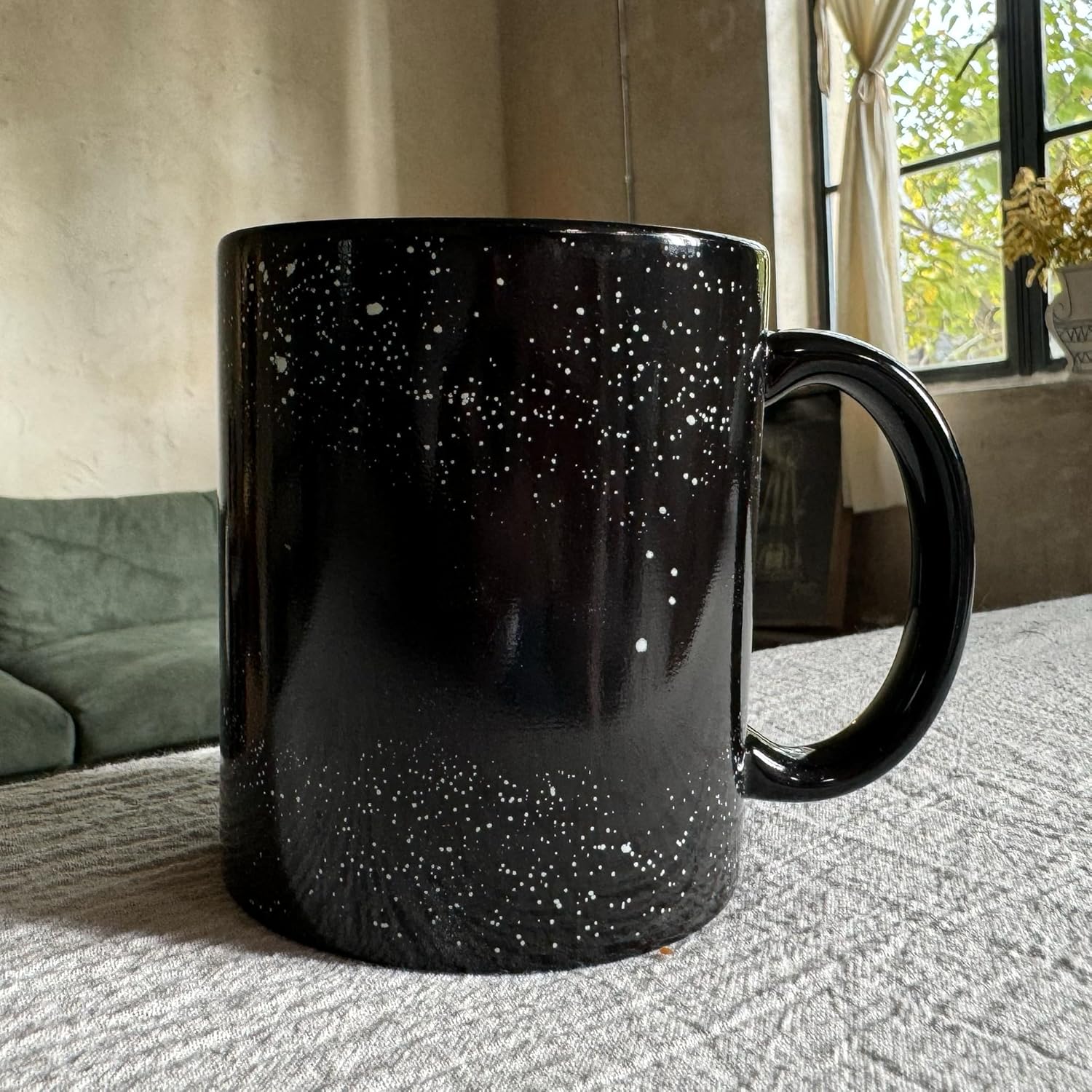Color Changing Coffee Mug with Solar System Design - Astronomy Gifts for Kids, Students & Teachers - Space Themed Gifts - Heat Changing Mug Made of Premium Ceramic(12oz) (Black) - Image 5