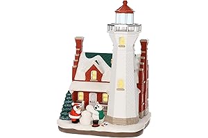 Hallmark 2021 Year Dated Lighthouse with Light Christmas Ornament
