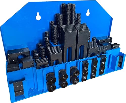 Miniatura 7 de (R) Kit de sujeción de abrazadera de sujeción para molino Bridgeport (ranura de 916 pulgadas, perno de 12 pulgadas)