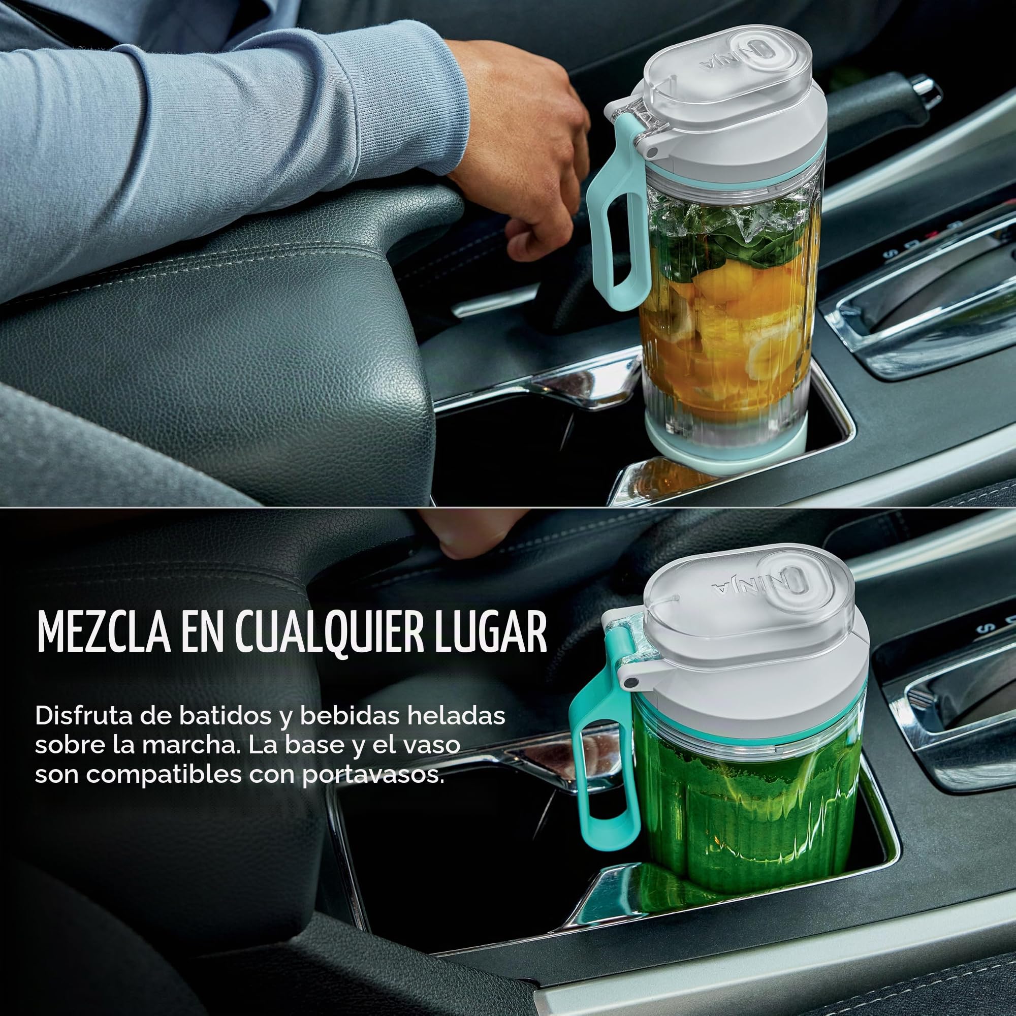 Ninja Blender, Blast Max, licuadora personal inalámbrica para batidos, bebidas congeladas, hielo aplastado, recipiente extraíble de 22 onzas, tapa a prueba de fugas, sin BPA, apta para lavavajillas,
