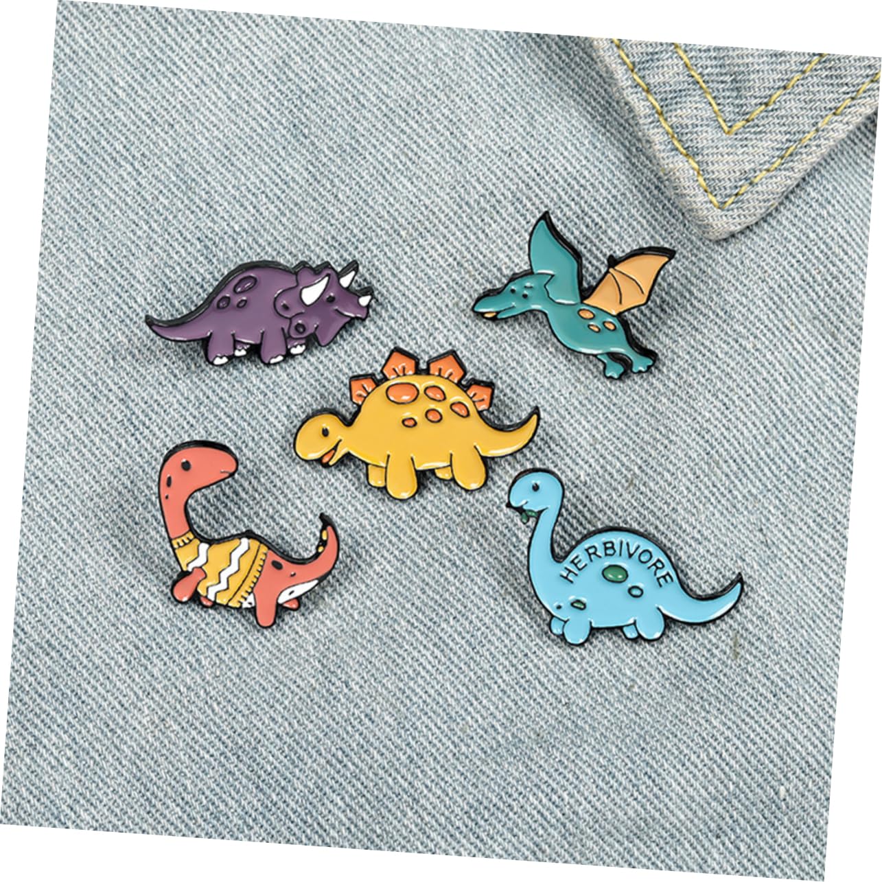 Dinosaurier Broschen Set Teiliges Emaille Pin Set Für Kleidung Und Kostüme Für Und Mit Sicherem Verschluss Und Vielfältigen Designs