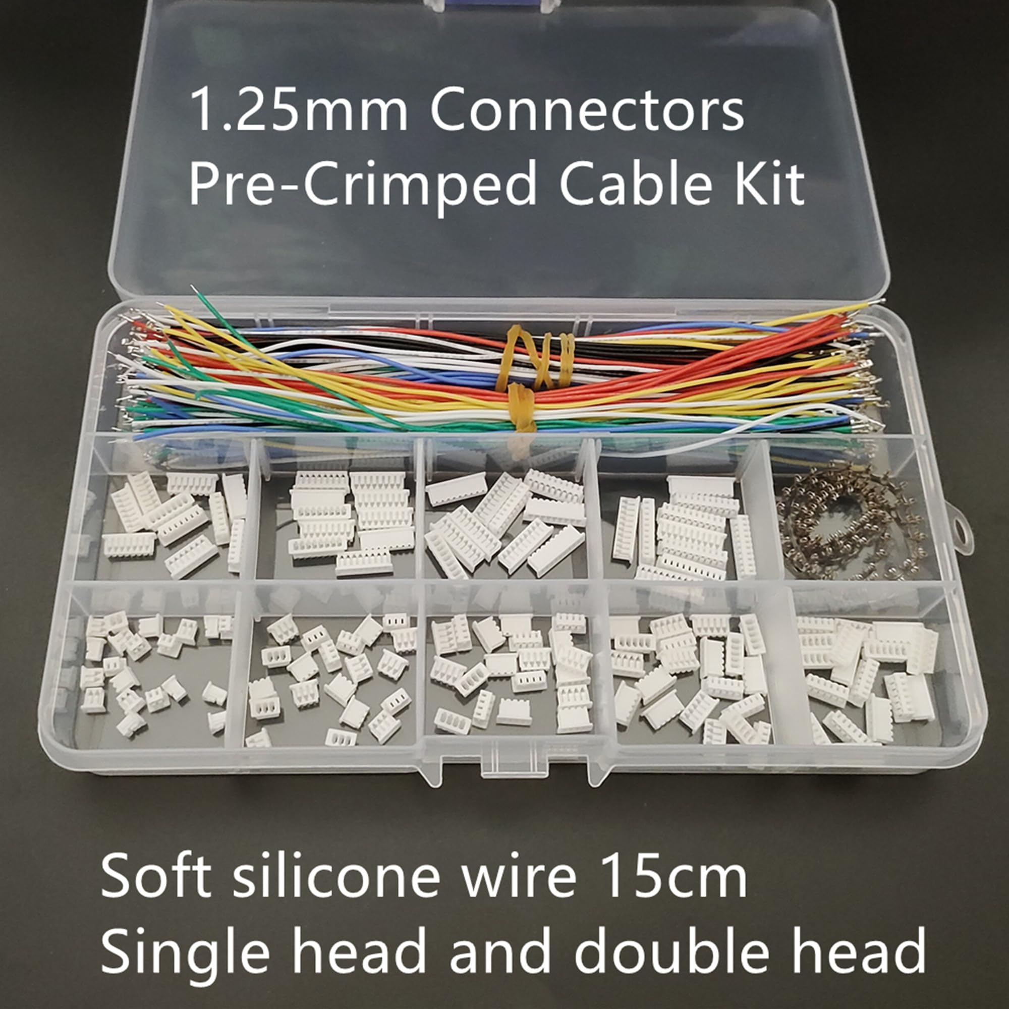 Amazon.co.jp: Micro JST 1.25mmピッチコネクタキットと15cmの圧着済み Amazon.co.jp: Micro JST 1.25mmピッチコネクタキットと15cmの圧着済み