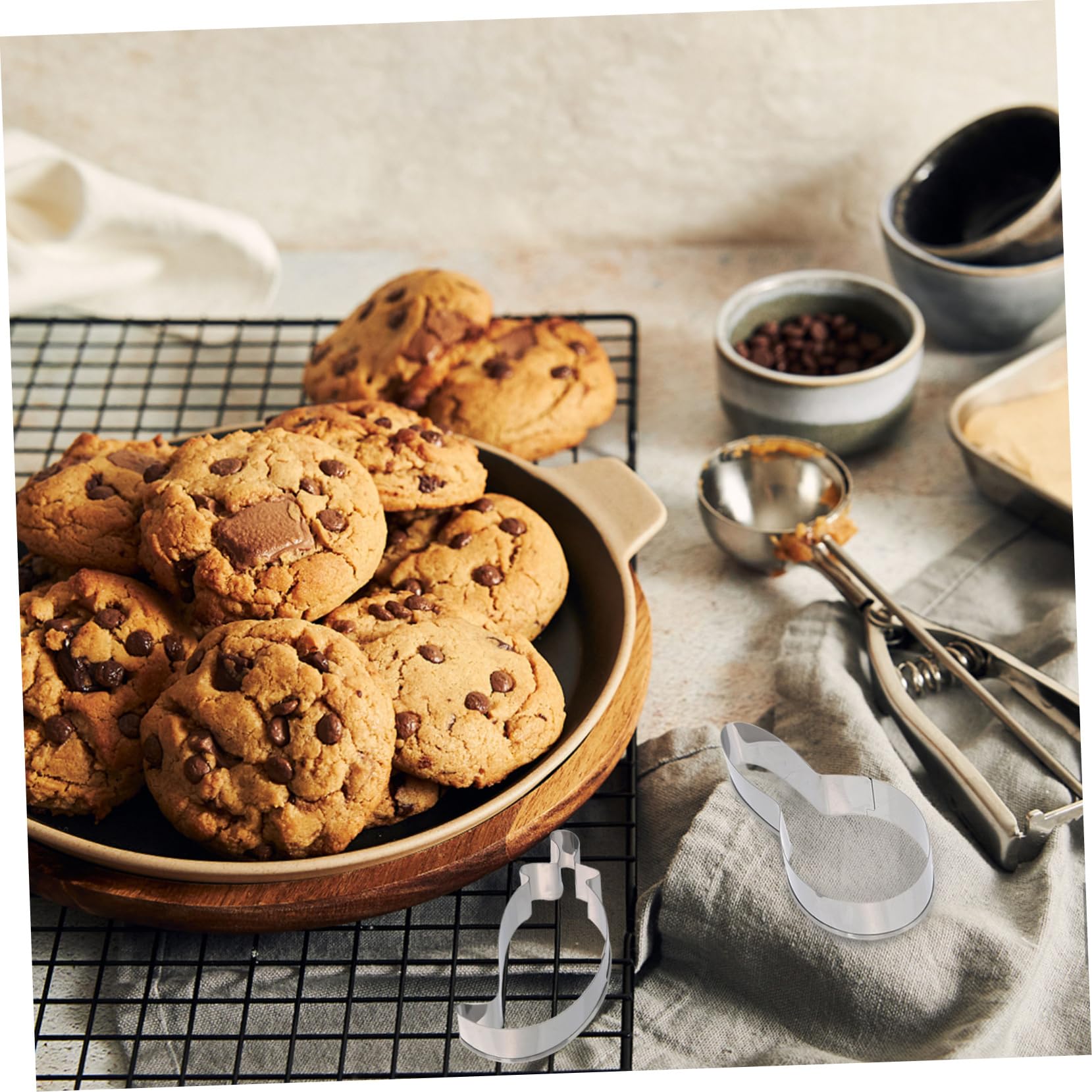 Alipis 4 Ensembles Moule À Biscuits Pâtisserie Joli Emporte-pièce Empreneurs À Biscuits Nombre Coupeur Emporte-pièces Pour La Cuisson Fraises Décoration Acier Inoxydable 6 Pièces * 4