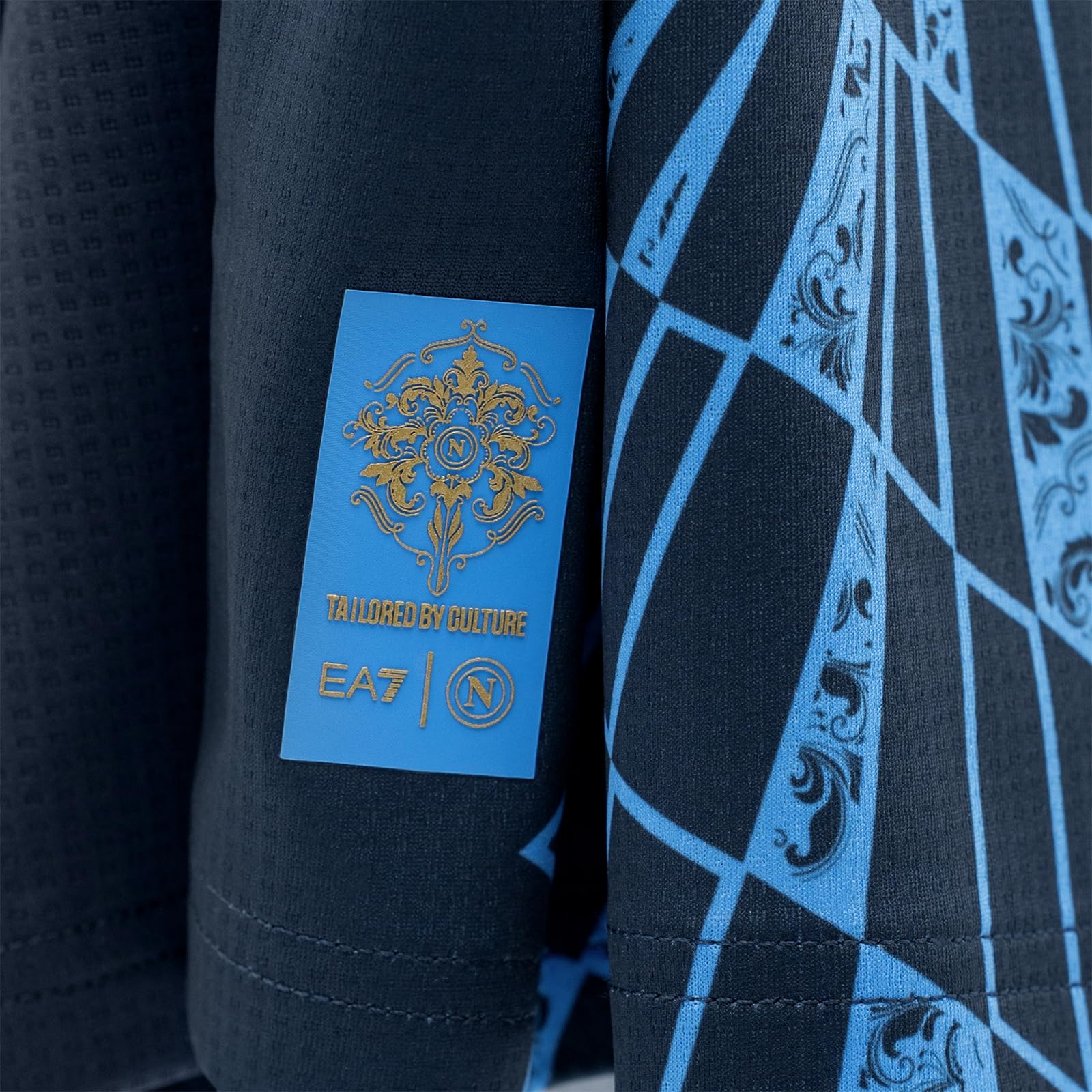 SSC Napoli SSC Napoli Maglia Pre-Match Blu 2025/2026 Ea7 Maglia Unisex - Adulto (Pacco da 1) - 5