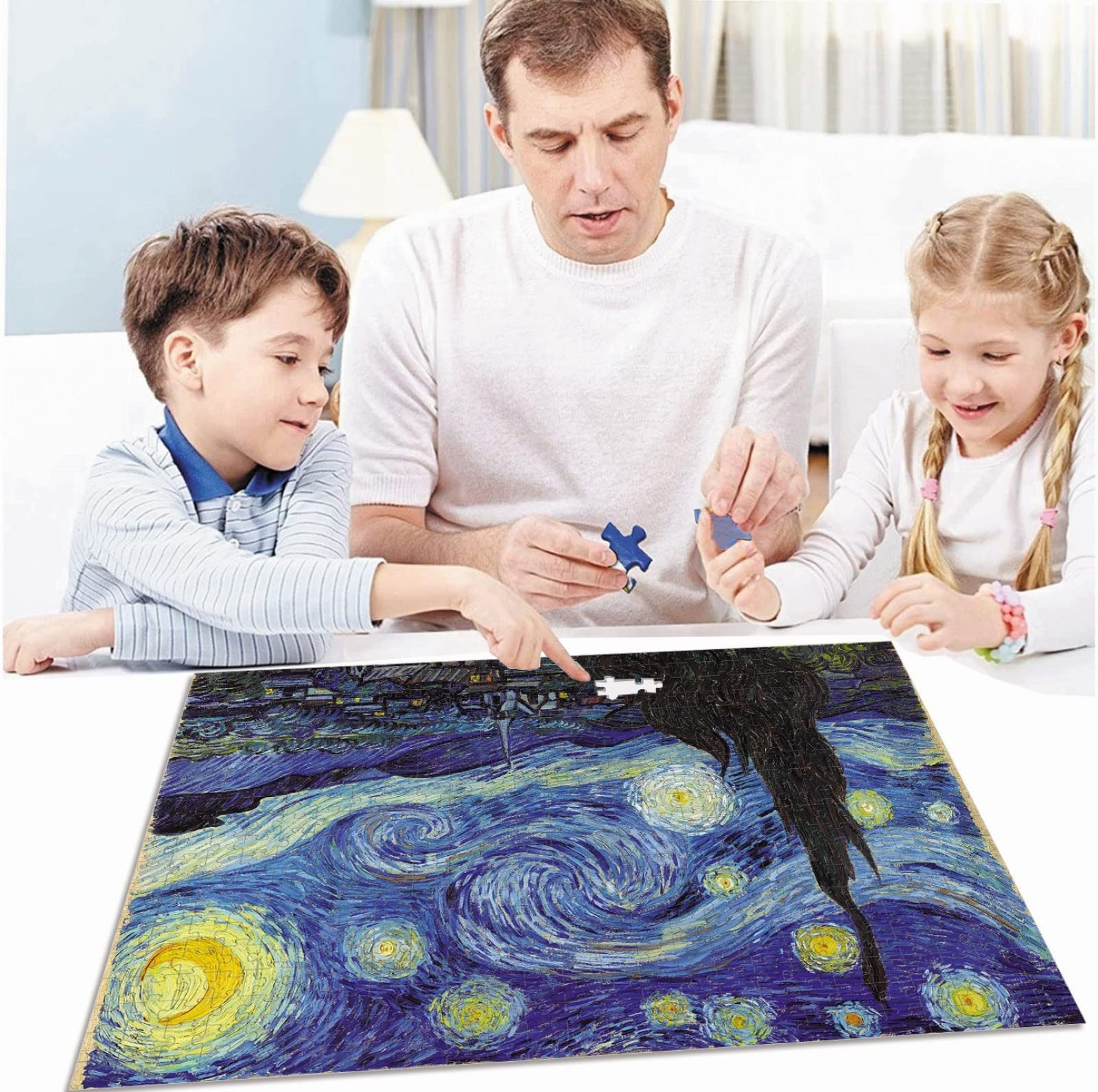 Puzzle für Erwachsene, 1500 Teile, Sternenhimmel-Herausforderung, Puzzle-Set, Kinderpuzzle, Spiel, Unterhaltung, Geschenk