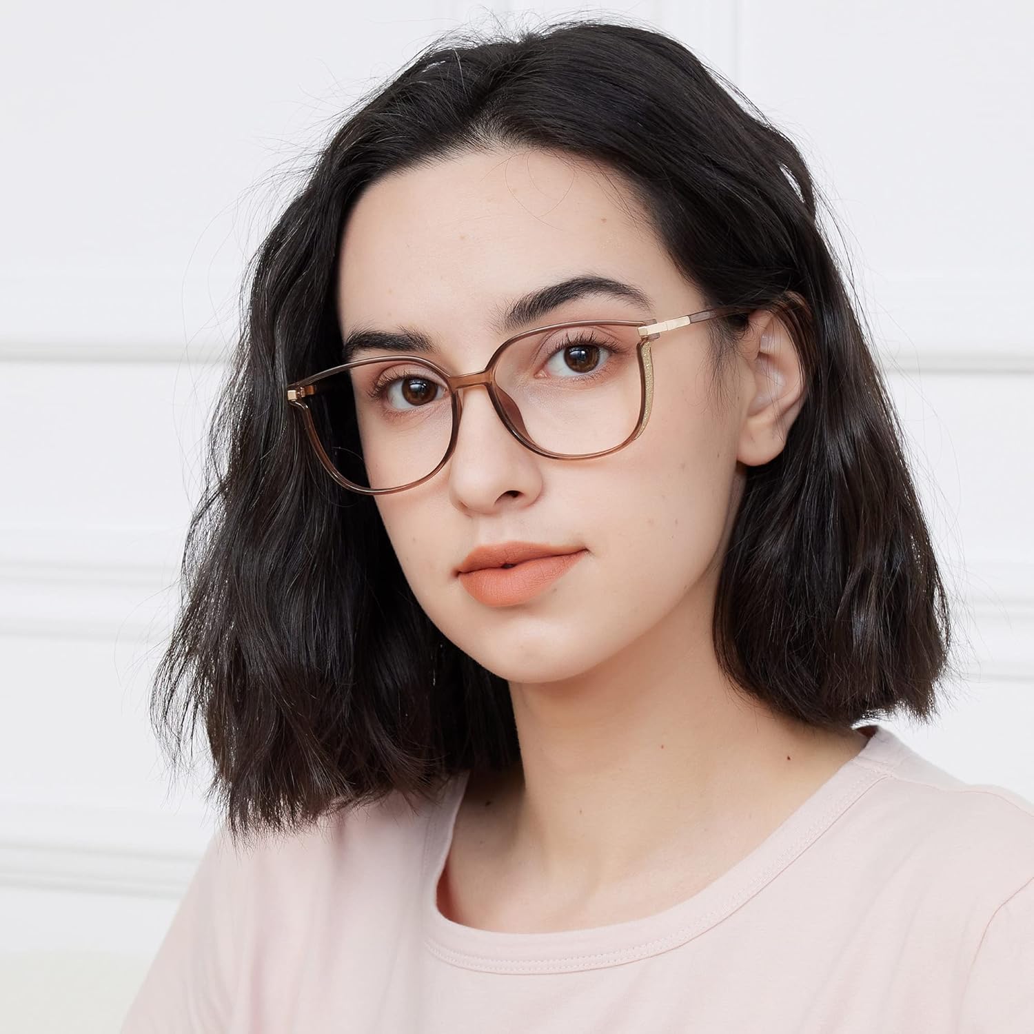 GUDVUE Blue Light Glasses For Woman, Computer Reading/Gaming/Phones Glasses, Anti Glare/UV400/Eye Strain - Image 4