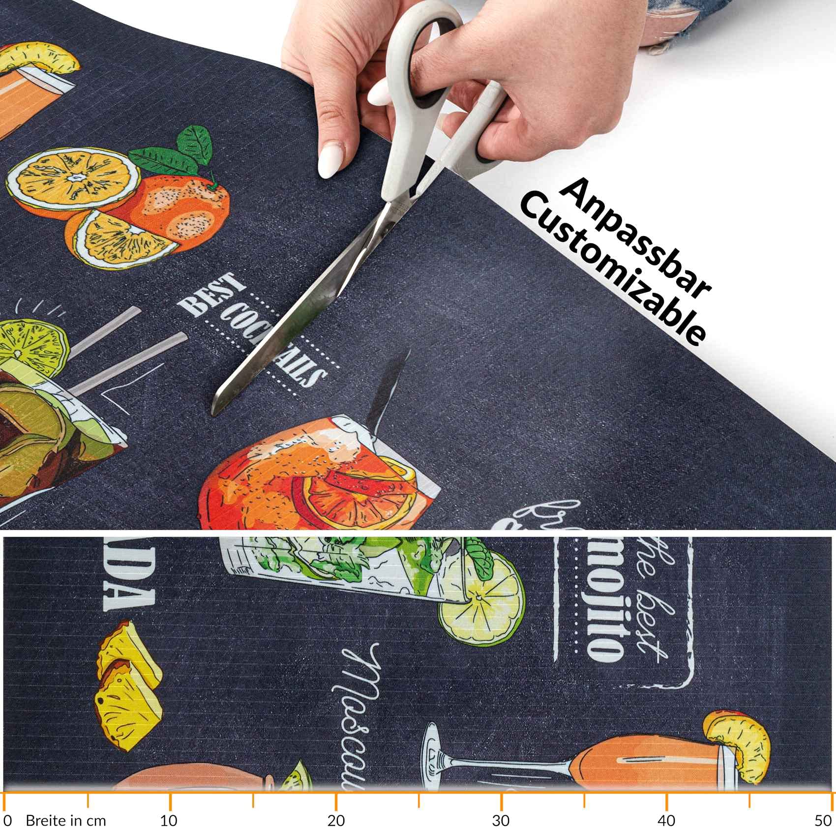 ANRO Küchenteppich Küchenläufer Teppich Läufer Küche waschbar rutschfest Pub Abwaschbar 220 x 52cm