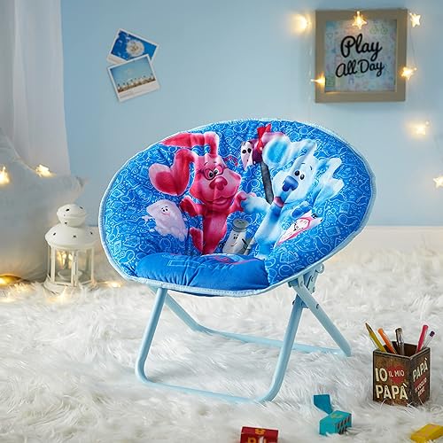 Miniatura 2 de Nickelodeon Blues Clues - Silla plegable de 19 pulgadas con cojín, a partir de 3 años, poliéster