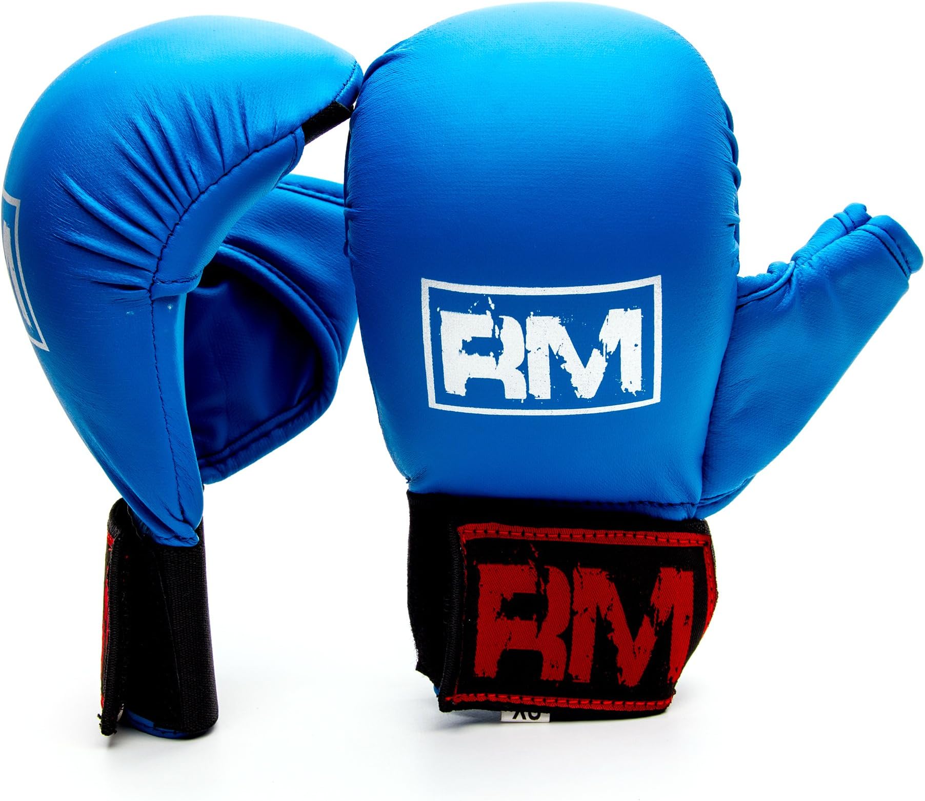 RingMaster UK Karate Gloves Mitts Blue (Small)