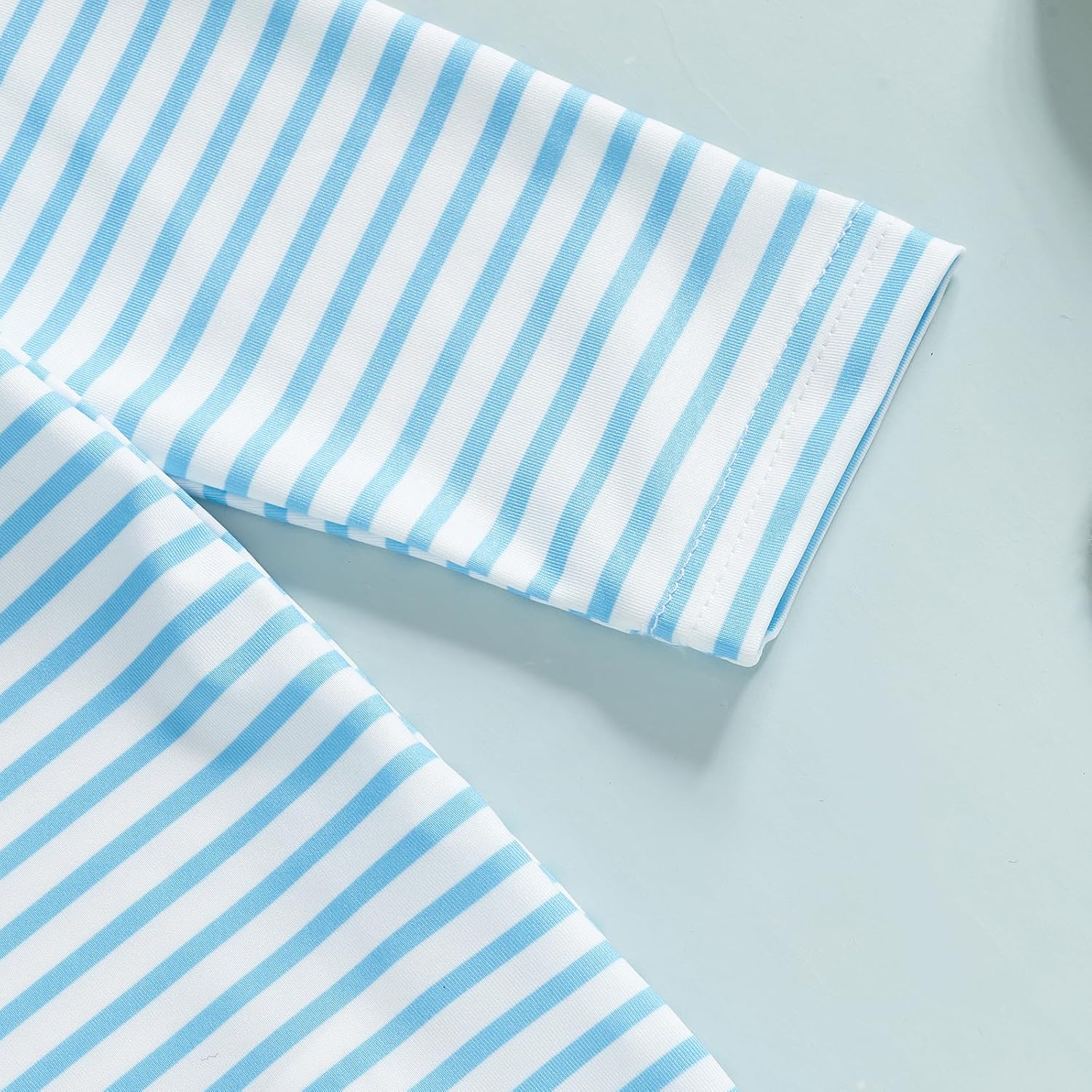 Baby Boys Swimsuit Onepiece Striped Zipper Swimwear Baby Toddler Girls Bathing Suit Rash Guard Swimming Sunsuit - Image 6