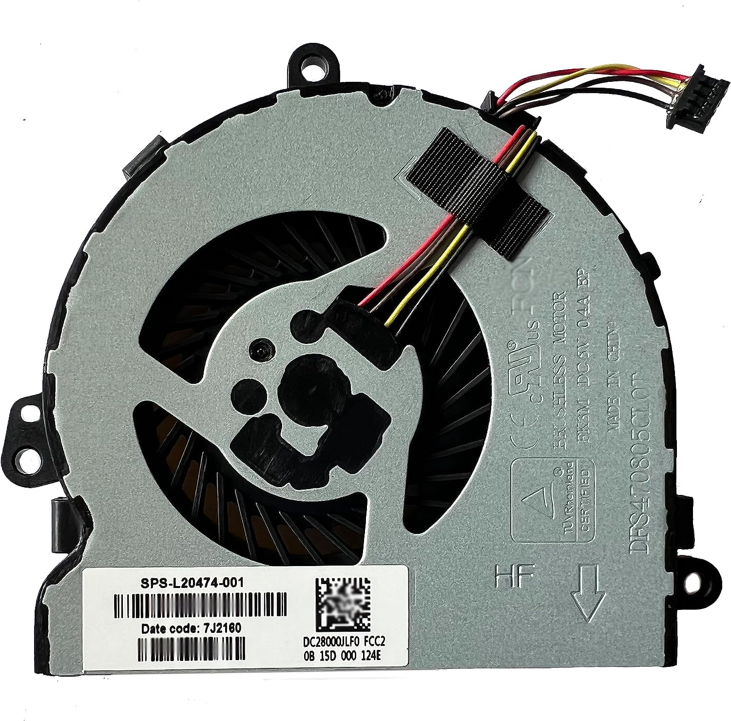 Sanj8 CPU Cooling fan for HP 15-DA / 15-DB / 15-DR / 15-DX / 15Q-DX / 15T-DS/TPN C-129 / TPN - C-130 / HP 250 255 256 G7 Sereis Laptop P/N L20474-001 (B0CD2NWJJP) Amazon Price History, Amazon Price Tracker