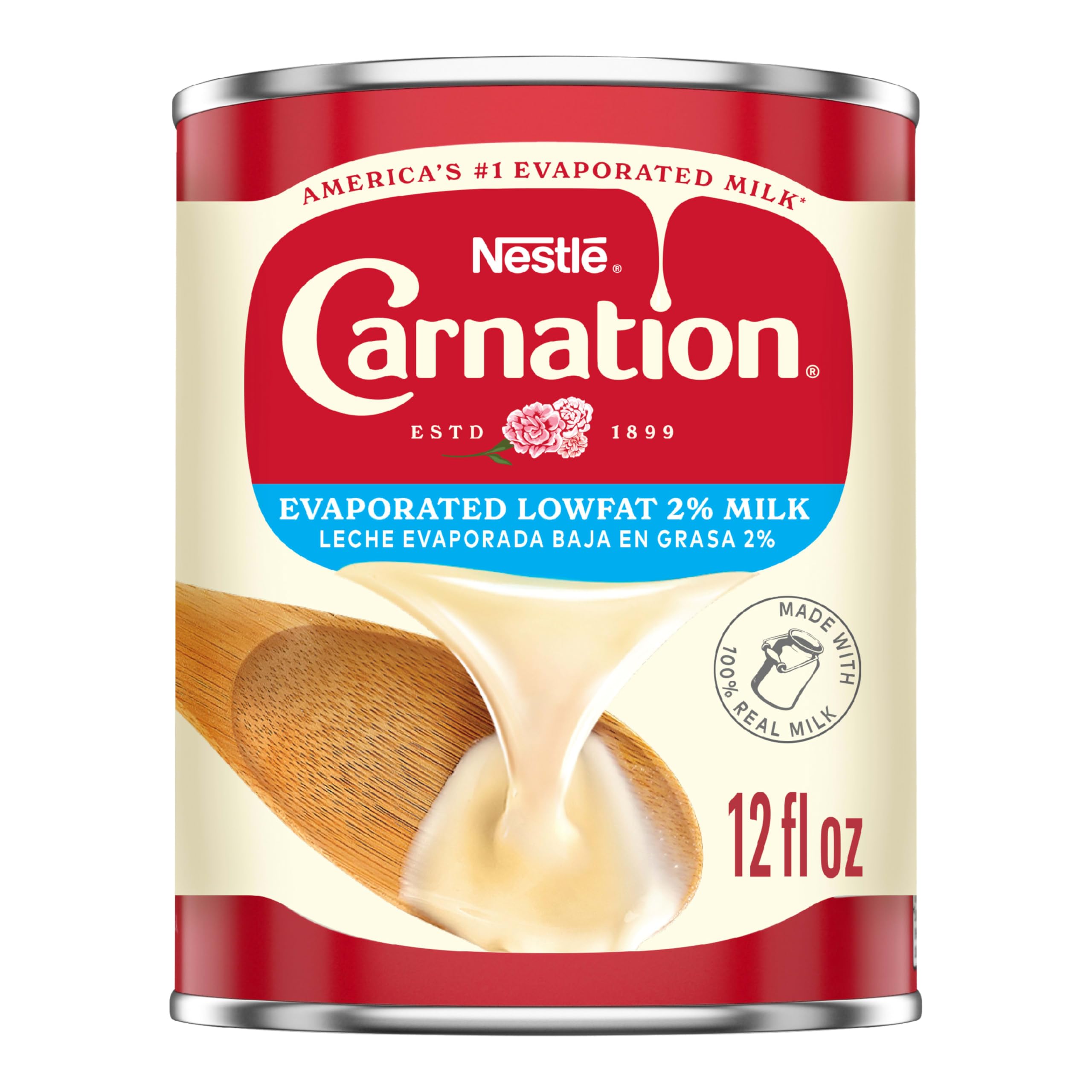 Nestle Carnation Lowfat 2 Evaporated Milk Vitamins A and D Added