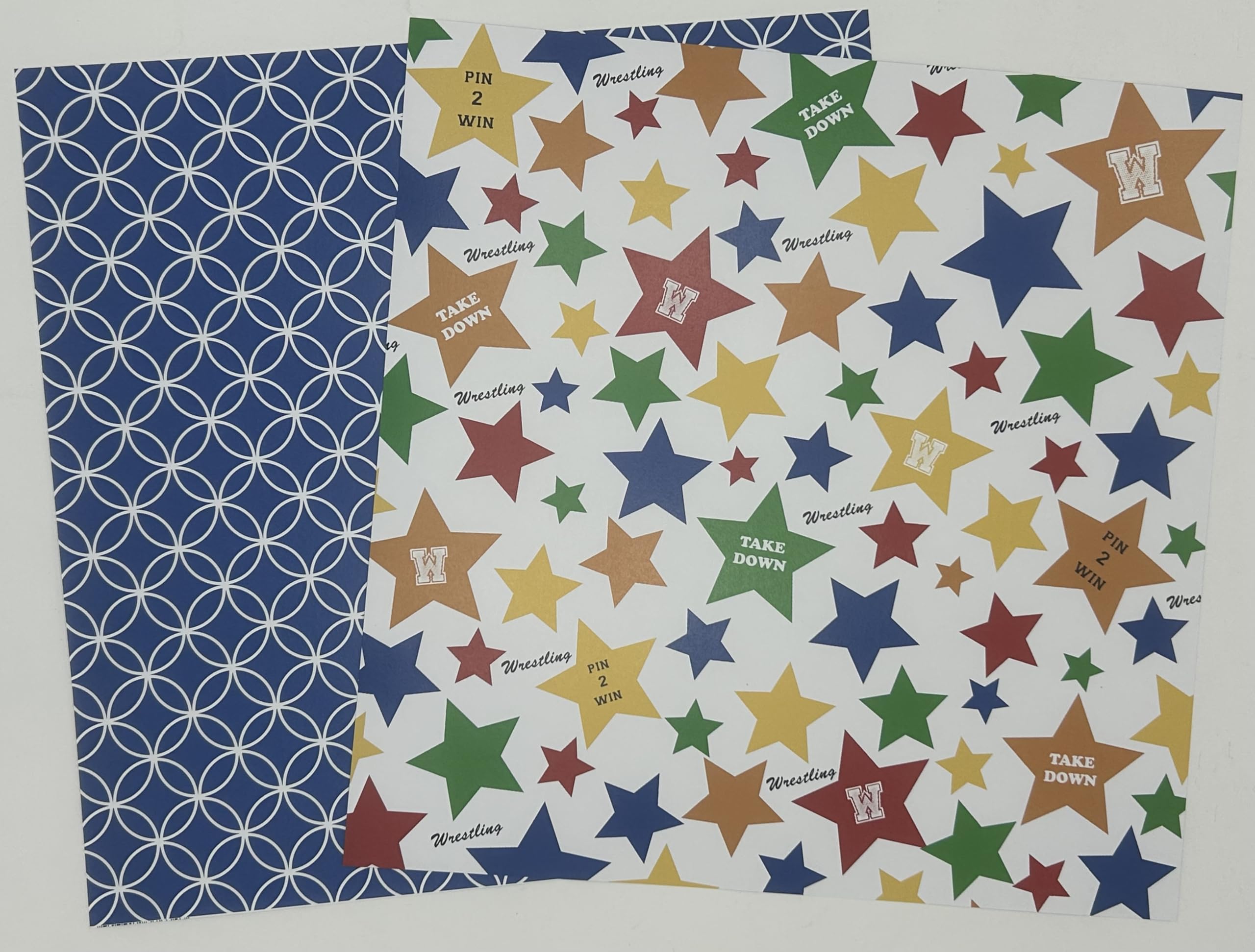 Scrapbook Customs Tematyczny zestaw do scrapbookingu papieru, życie zapaśniowe