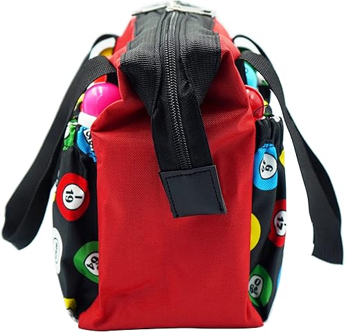 Miniatura 9 de Yuanhe Bolsas de Bingo Dauber con 6 bolsillos, bolsa de bingo amarilla