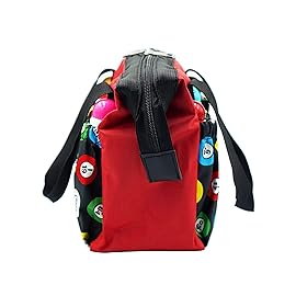 Yuanhe Bingo Dauber Bags with 6 Pockets Red Bingo Tote Bag
