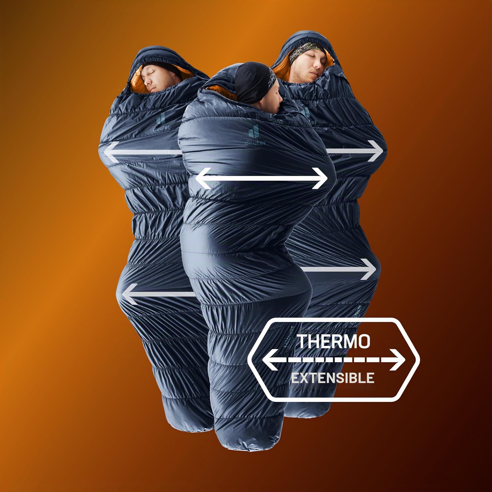 deuter Exosphere +4C/39F Sac de Couchage synthétique