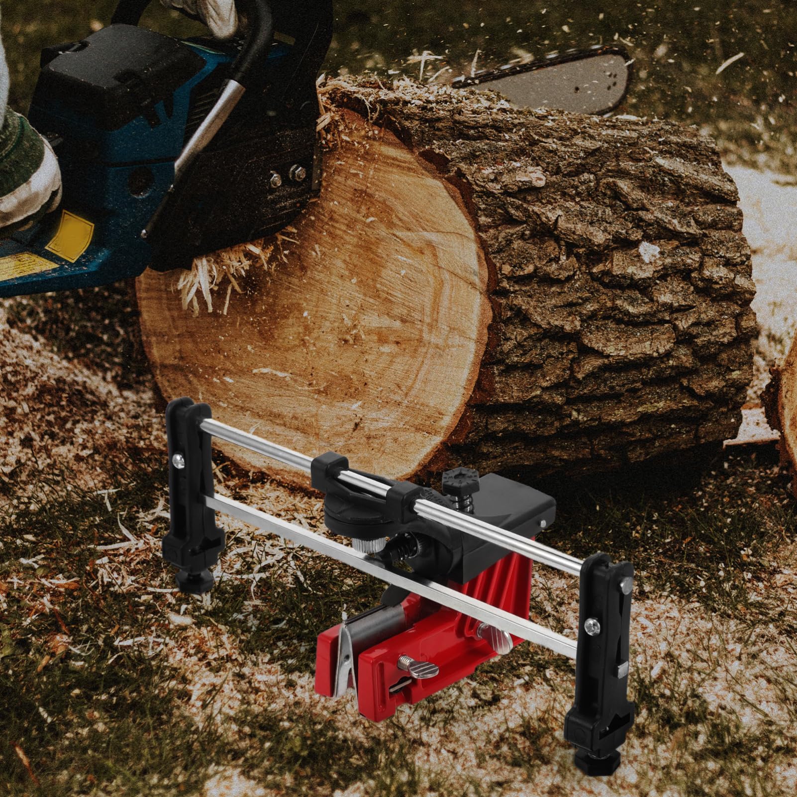 YARNOW Affilatrice Per Motoseghe Di Utensili Per Affilatura Comoda Compatibile Tutti i Tipi Di Catene Per Motoseghe Leggero e Portatile Per Uso Pratico