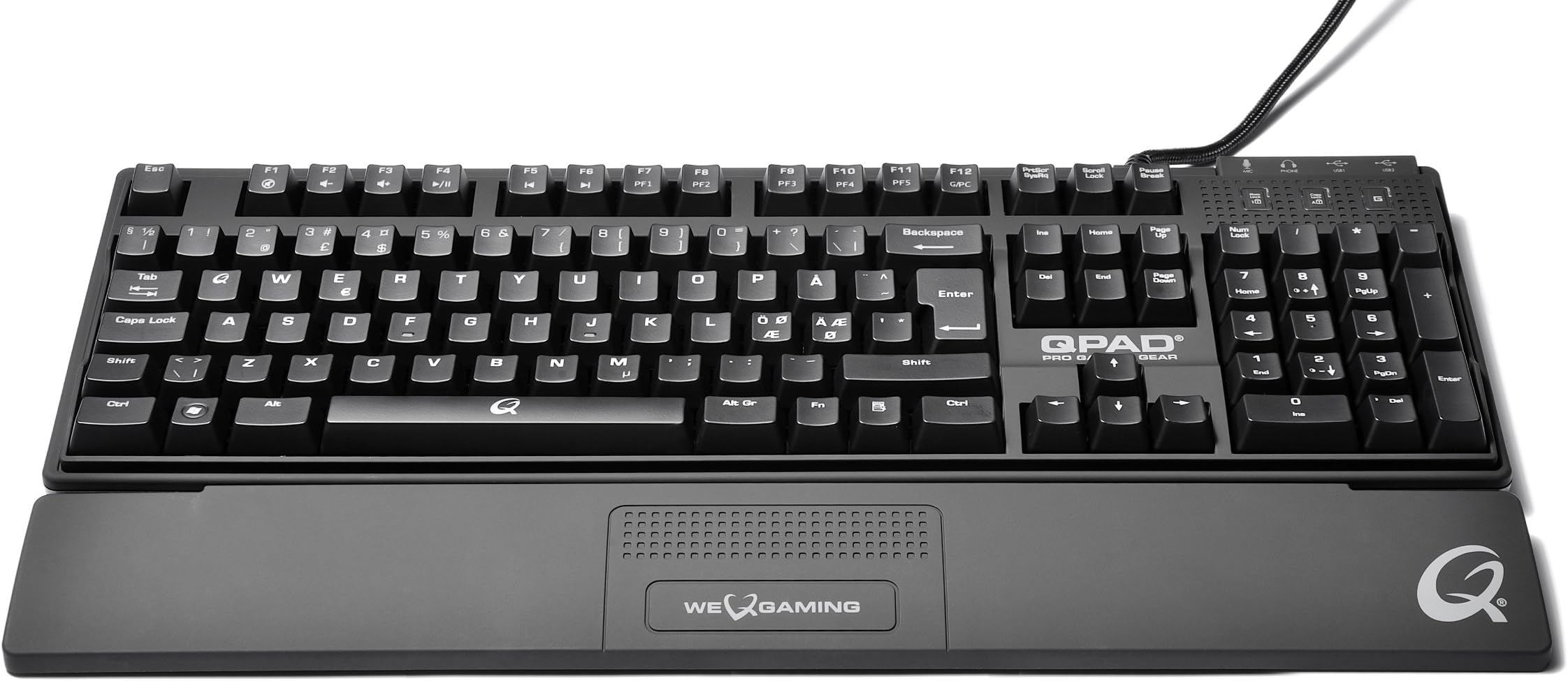 Qpad MK-85 Pro Gaming Backlit Mechanical Keyboard - Brown