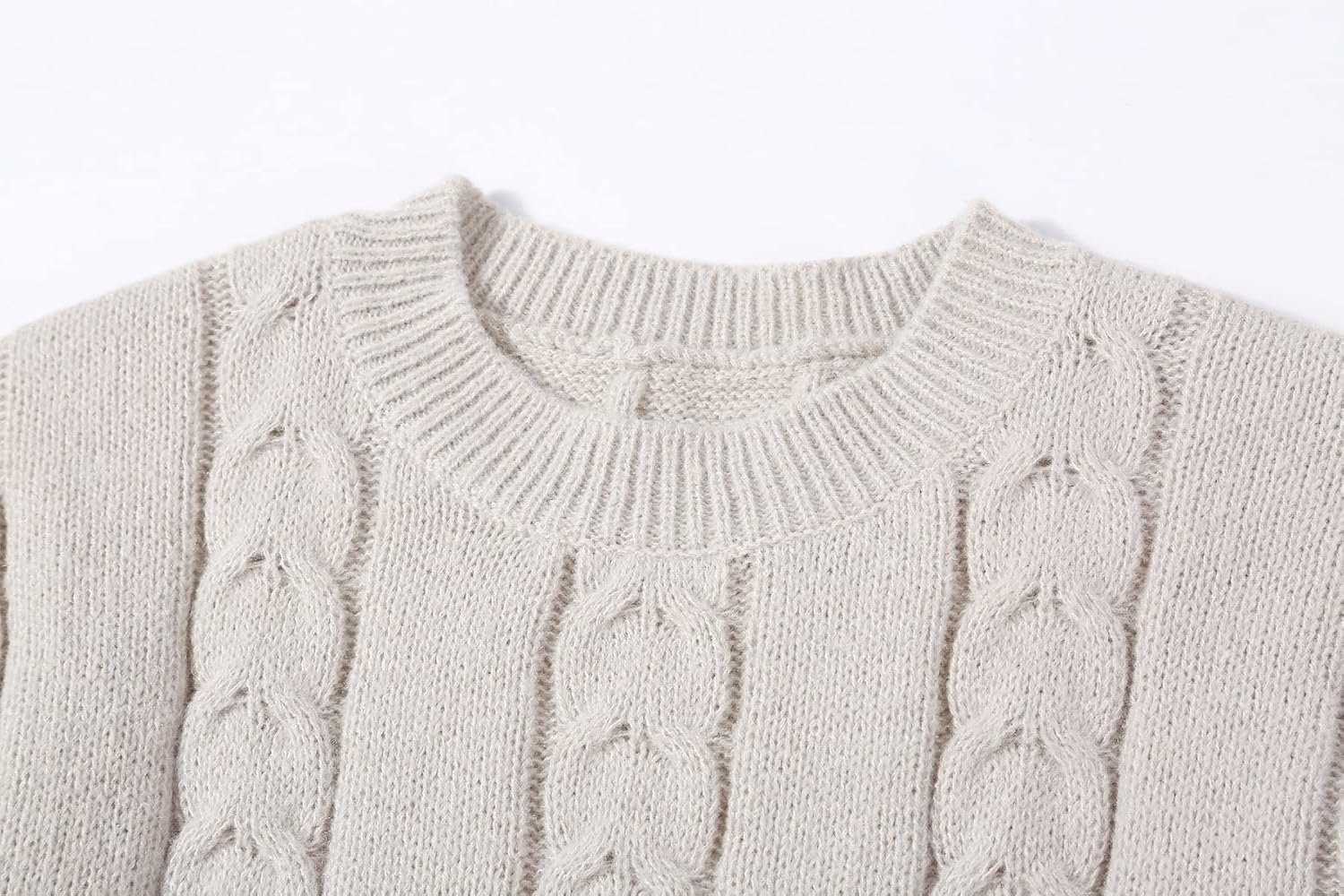 CHARTOU Women's Winter Chunky Cable Knit Long Skirt 2 Piece Outfit Sweater Sets - Image 4