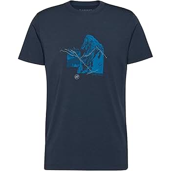 Amazon.com: Mammut Mountain T-Shirt 4208m - Men's, Marine