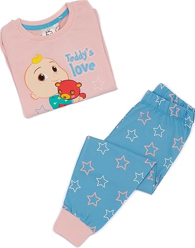 Miniatura 4 de CoComelon Conjunto de pijama de manga larga rosa para niñas ropa para niños pijama ropa de noche regalos acogedores mercancía de película