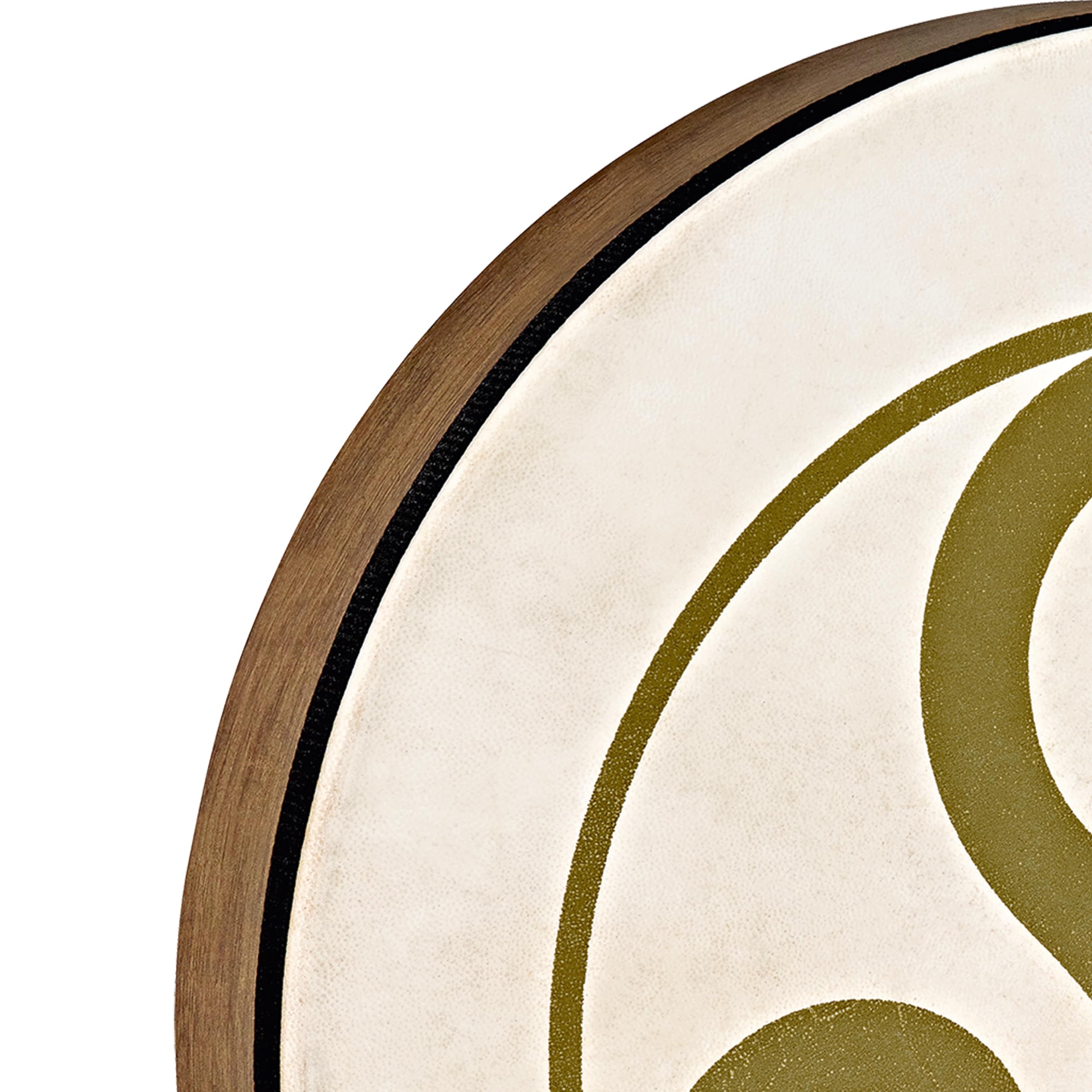 Sonic Energy Hand Drum 16 Pollici – Design Triskele – Tamburo a Cornice per Meditazione, Viaggi Sonori, Percussioni – Strumento sciamanico con pelle di capra (HD16WB-TR)