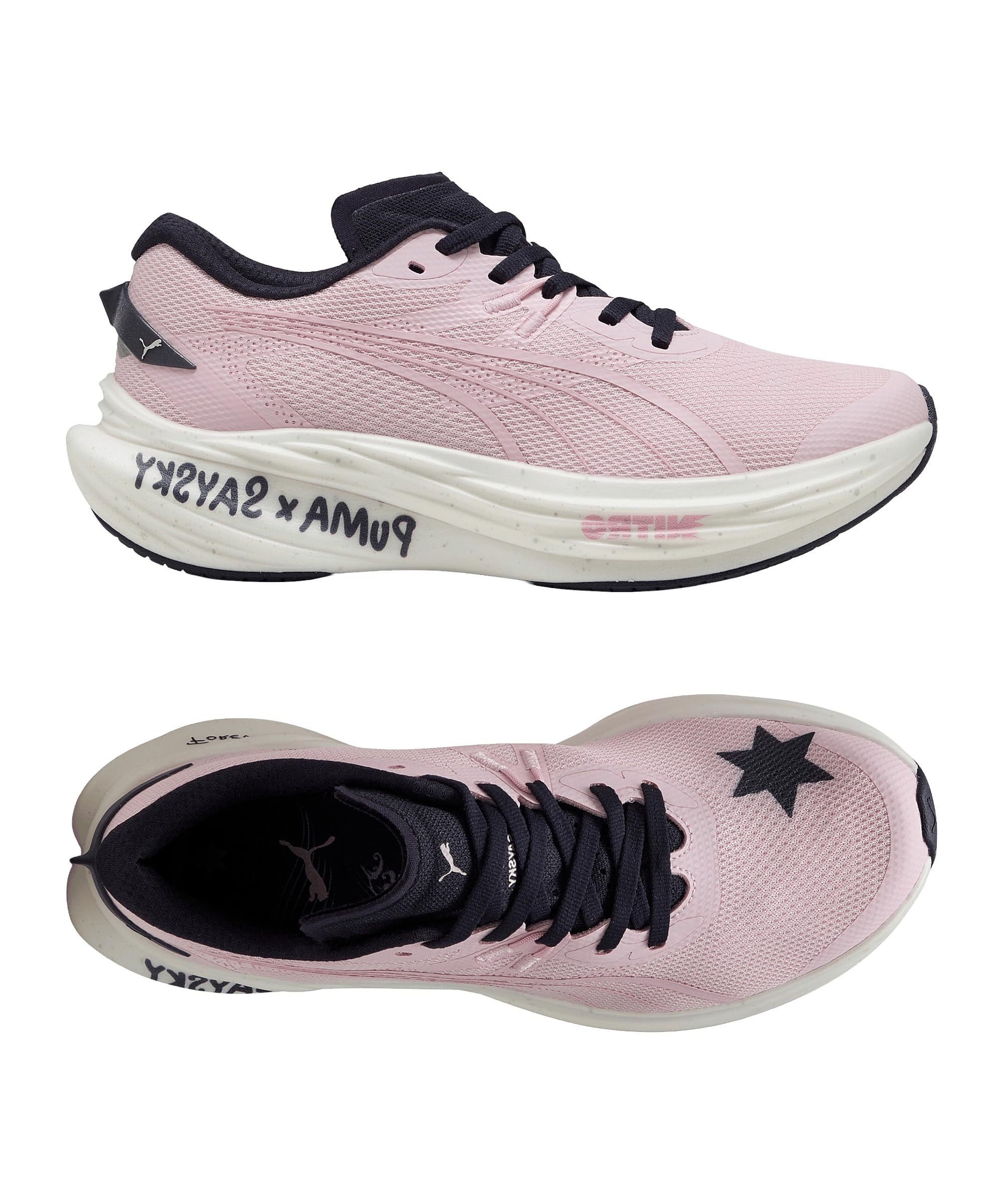 PUMA Deviate Nitro 3 SAYSKY Running Shoes Pink, 45 Men's : Amazon