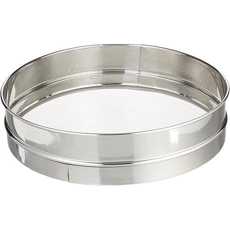 Winco 12-Inch Stainless Steel Sieve: Distinctly Refined Sieving