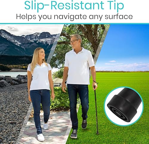 Miniatura 6 de Bastón plegable Vive bastón de peso ligero robusto para hombres y mujeres diseño plegable para la portabilidad y la conveniencia acabado liso y de