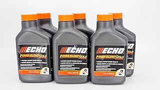 GENUINE ECHO POWER BLEND GOLD 6 PACK, 5.2 OZ BOTTLE 50:1 2 GALLON MIX