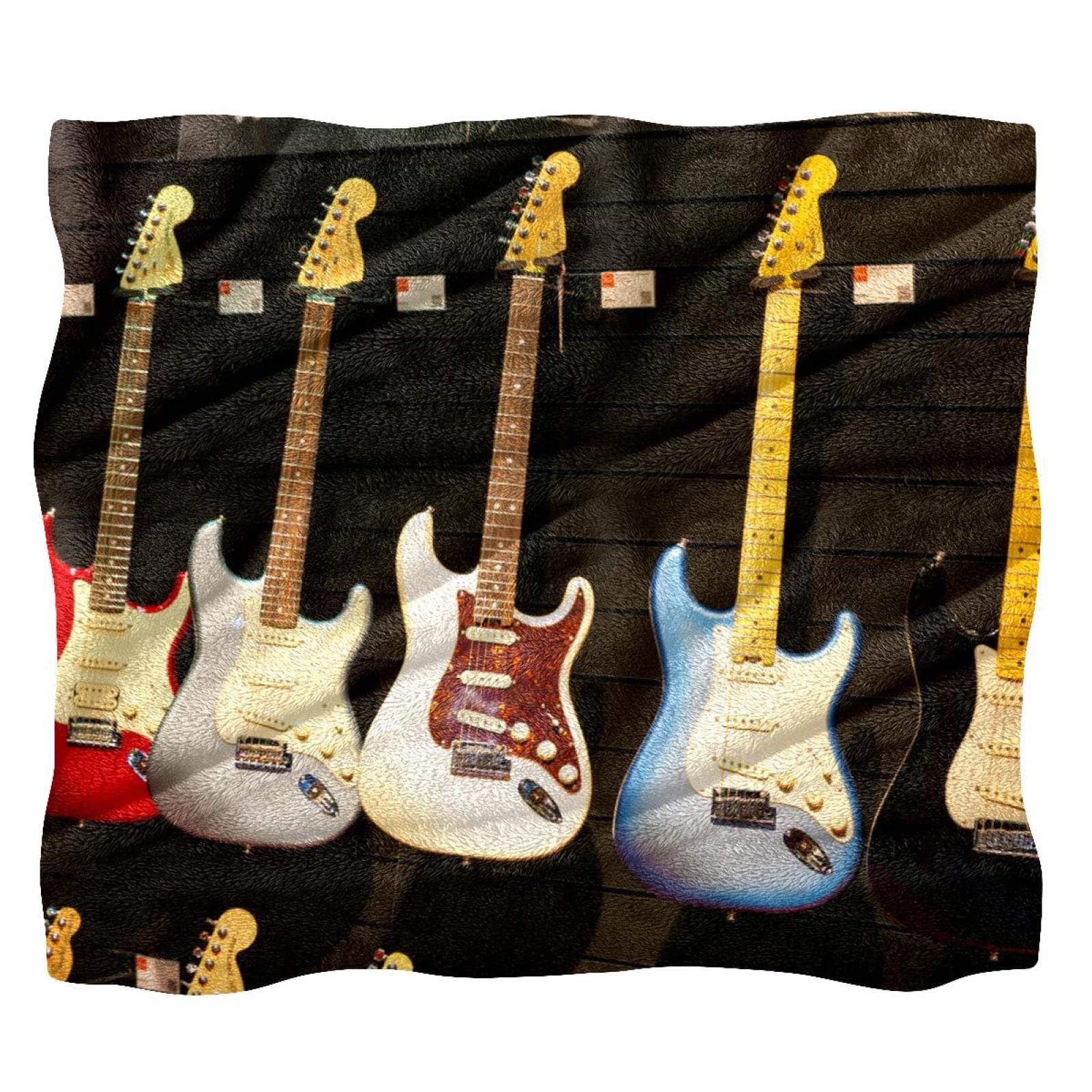 Coperta in pile per strumenti musicali per divano, divano o letto