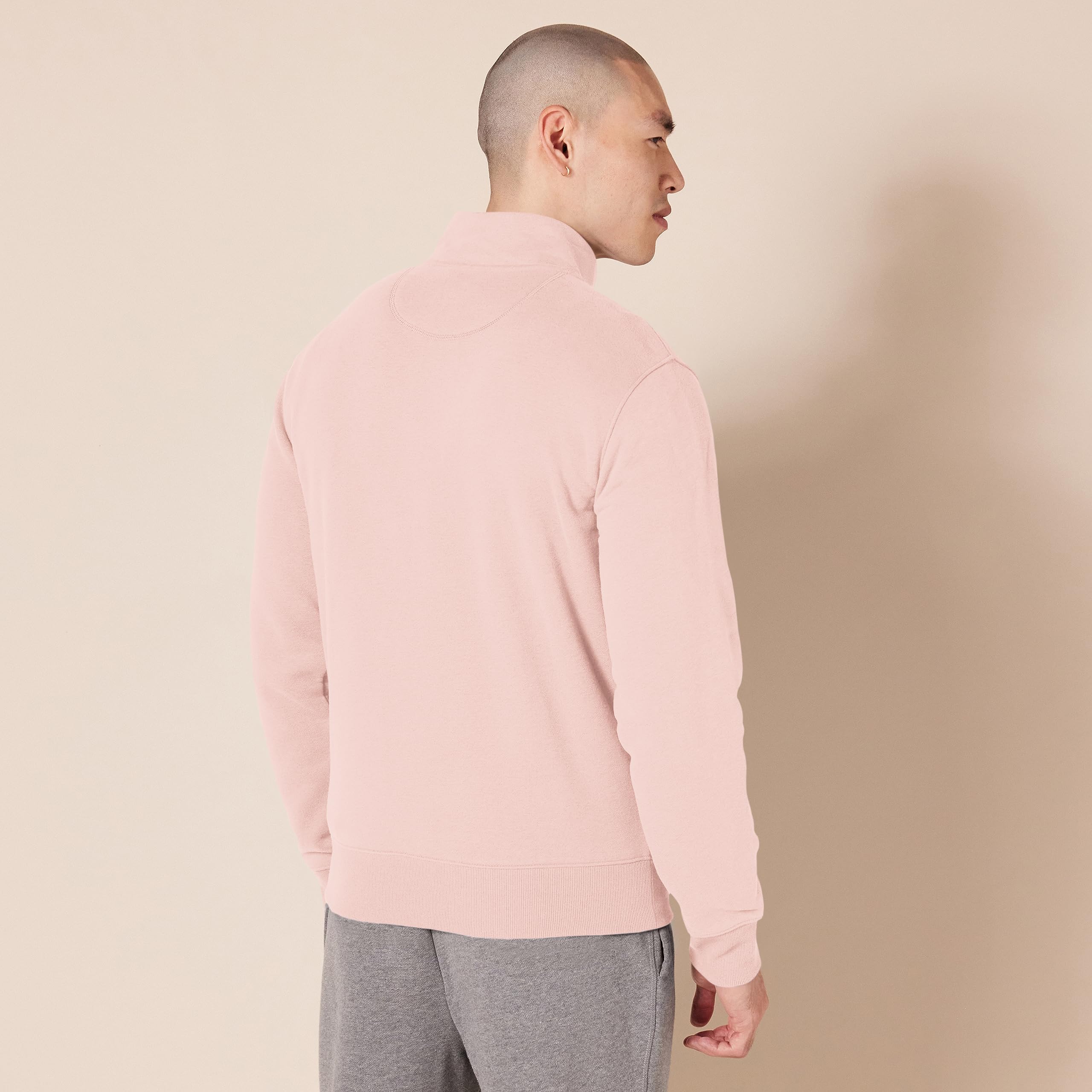 Amazon Essentials Felpa con Collo a Lupetto con Cerniera Integrale Uomo