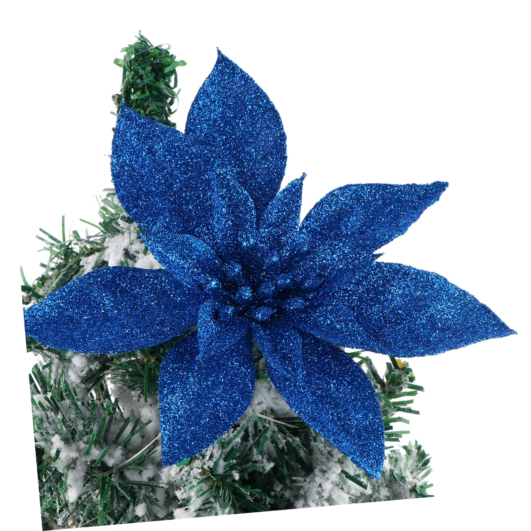 Abaodam 18stücke Teiliges Weihnachtsblumen-dekorationsset Aus Kunstblumen Für Weihnachtsbaum Türen Und Fenster Poinsettia Für Festliche Anlässe Und Stilvolle Weihnachtsdekoration