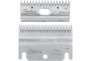 Oster Classic 76 Blades Set: Clipmaster Top and Bottom Clipper Blade Set