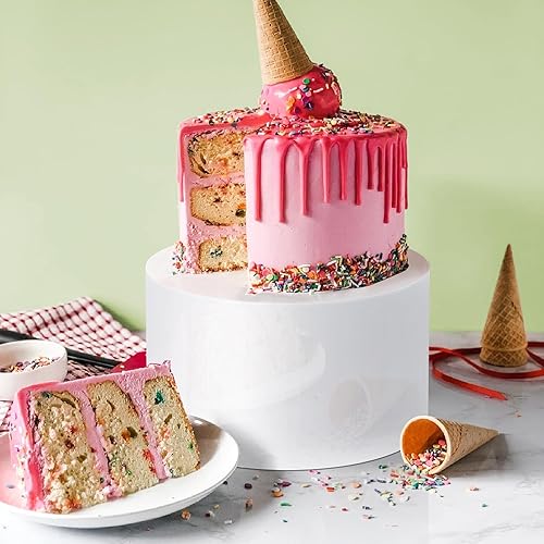 Miniatura 36 de 6 elevadores de buffet, elevadores de alimentos para mesa de bufé, elevadores de exhibición de cubos acrílicos con parte inferior hueca, soporte