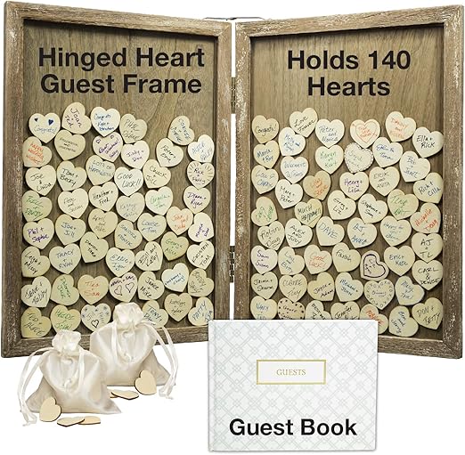 Wedding Guest Drop Top Frame Wedding Guest Book Alternative