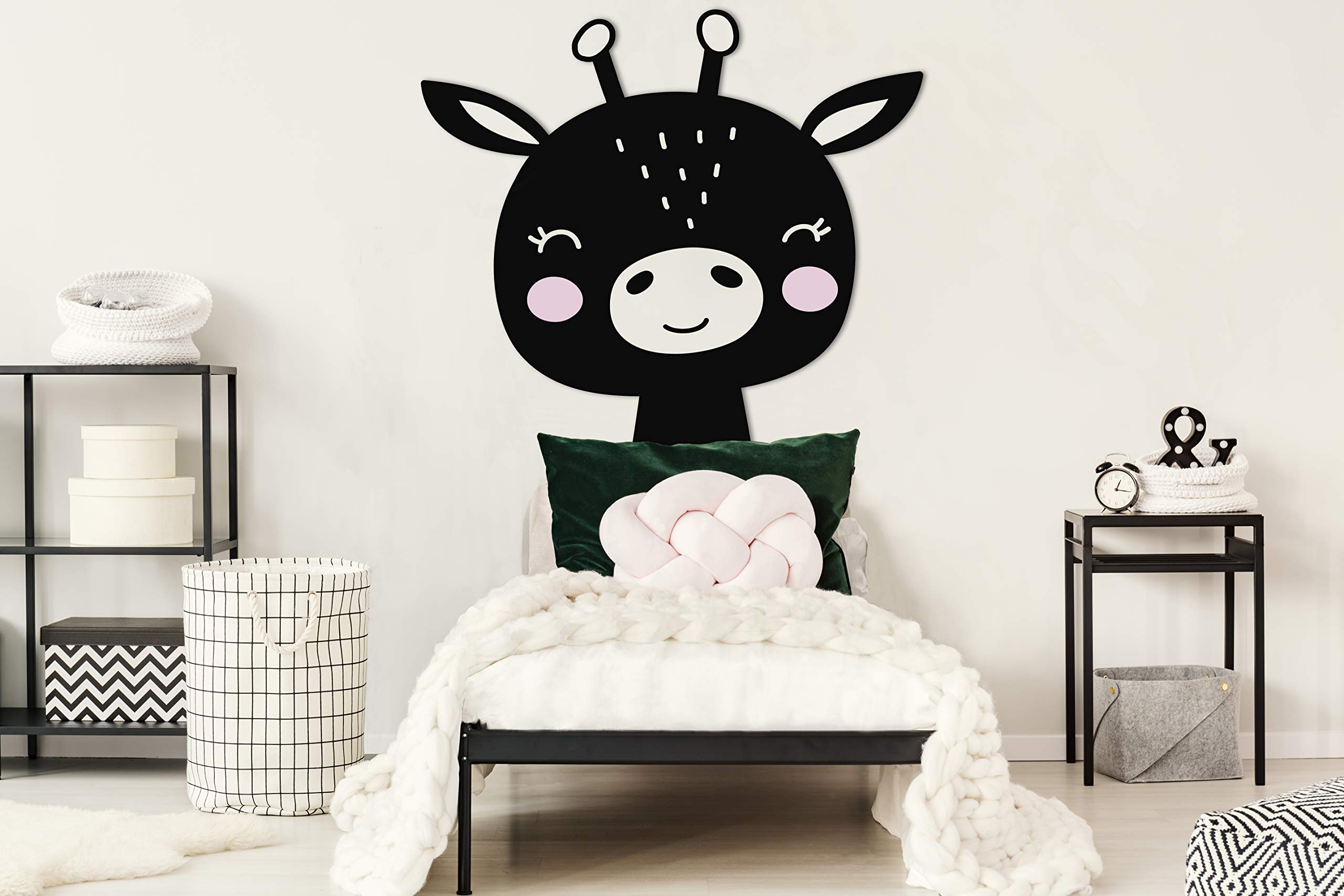 Oedim Cabecero Infantil Cama PVC Animales Jirafa 100x143cm | Cabecero Ligero, Elegante, Resistente y Económico