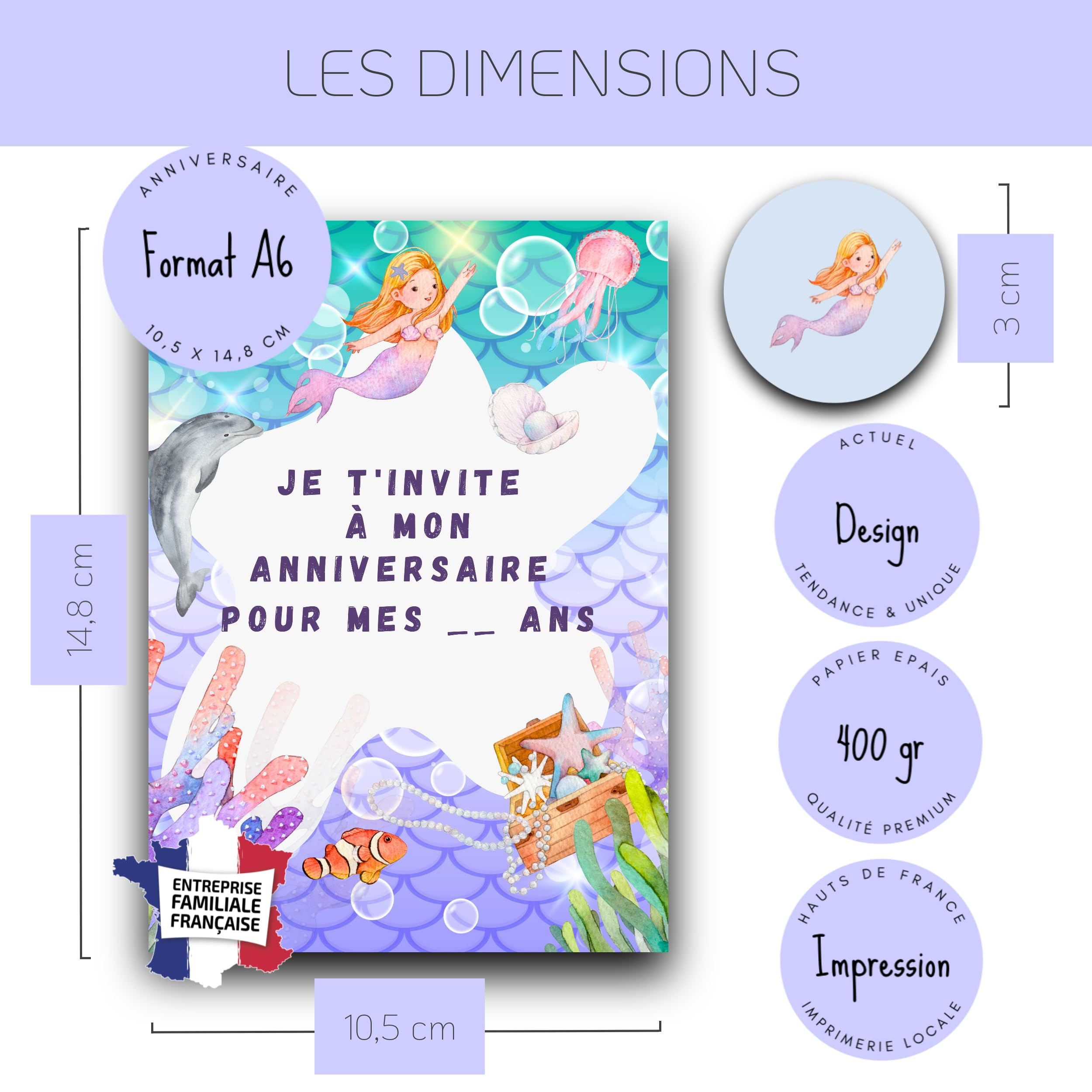 10 Cartes D'Invitation Anniversaire Équitation à Gratter - Enfants - Personnalisable