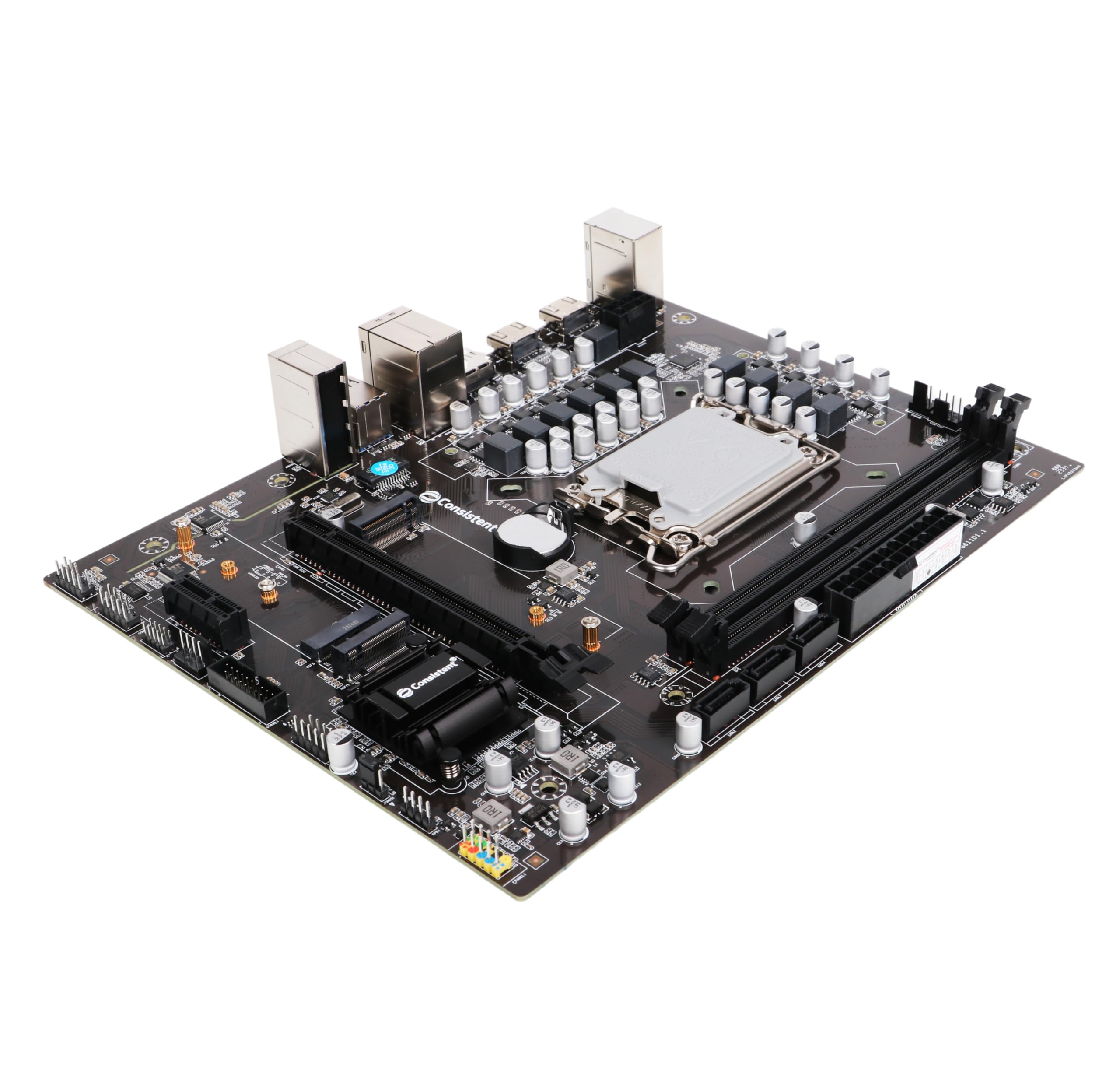 Consistent H-510 Motherboard 10th, 11th, Gen DDR4 Slots for RAM, with GMA 950 Graphic Card, Motherboard with Sound Card, SATA 2&3, 3Y Warranty