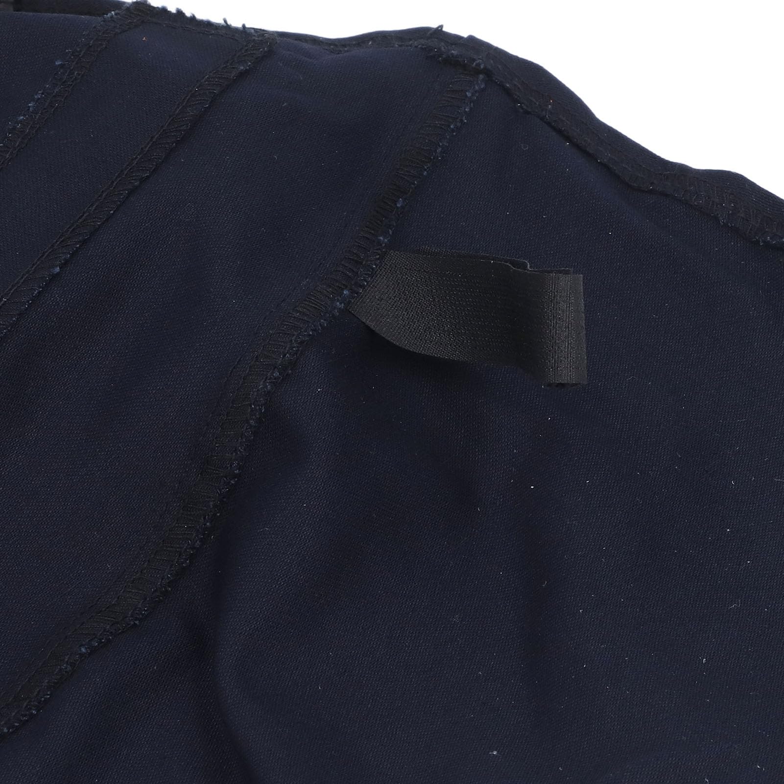 17 x 18 inches Flame Retardant Welding Helmet Fabric Cover, Dark Blue Welding Cotton Head Neck Protector, with Press Fit Rubber Seal, for MIG, TIG, and Stick Welding