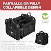 TrunkCratePro Collapsible Portable Multi Compartments Trunk Organizer Black