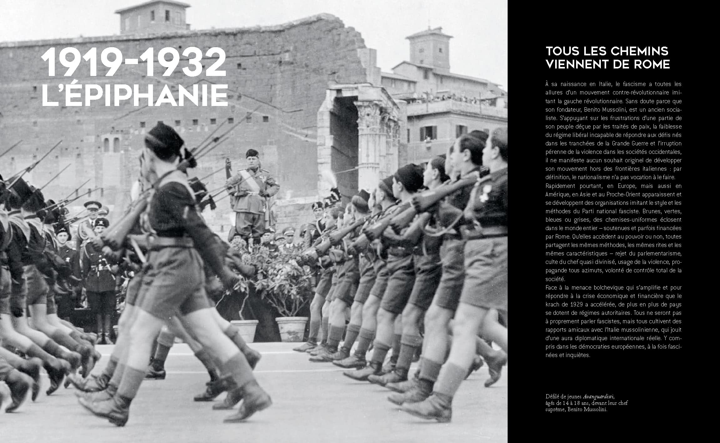 Le noir et le brun: Une histoire illustrée du fascisme et du nazisme 1919-1946