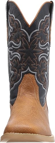 Miniatura 2 de ROPER Mens Classic Square Toe Casual Botas Mid Calf - Marrón