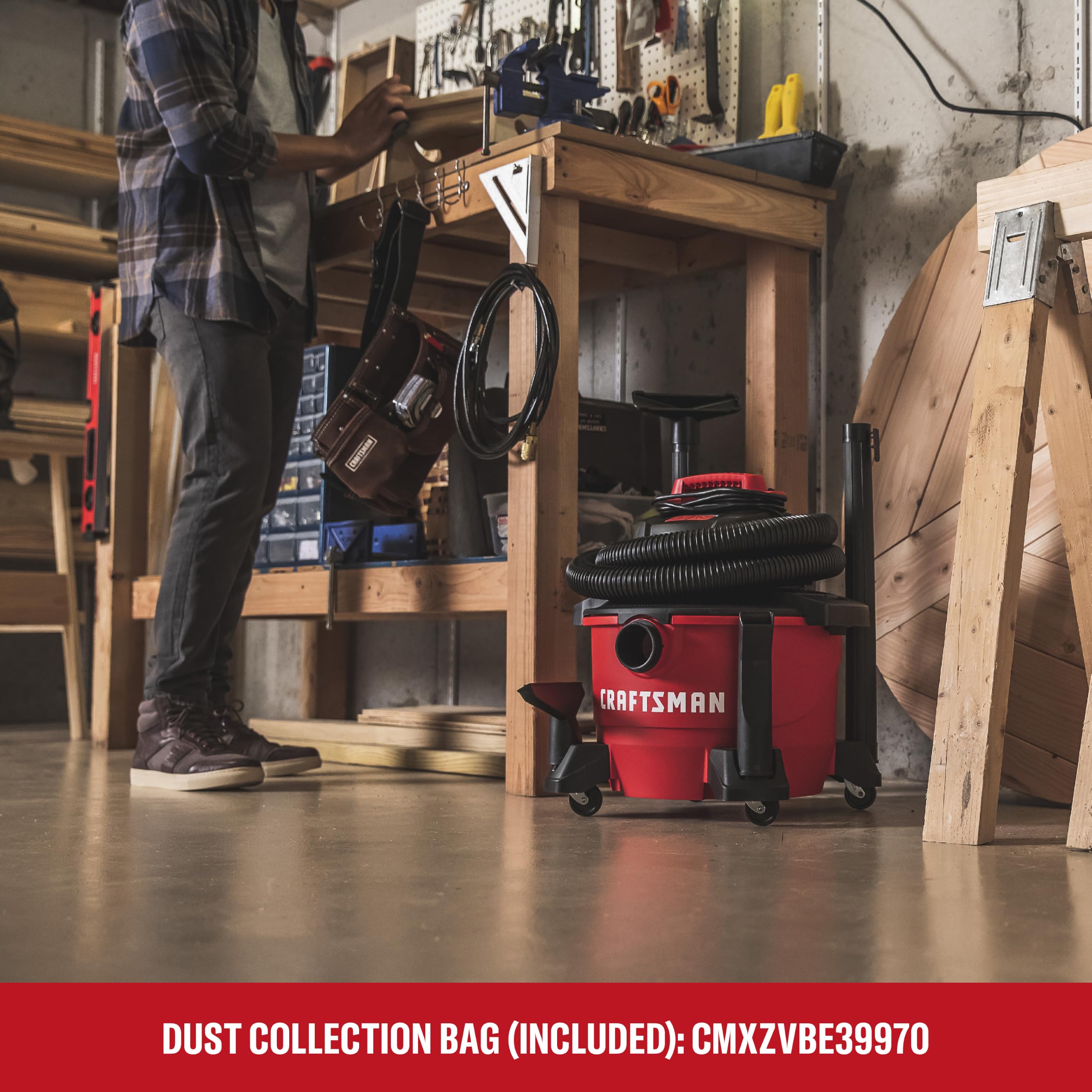 CRAFTSMAN 22 Litre (6 Gallon) 3.5 Peak HP Wet/Dry Vac, Shop Vacuum
