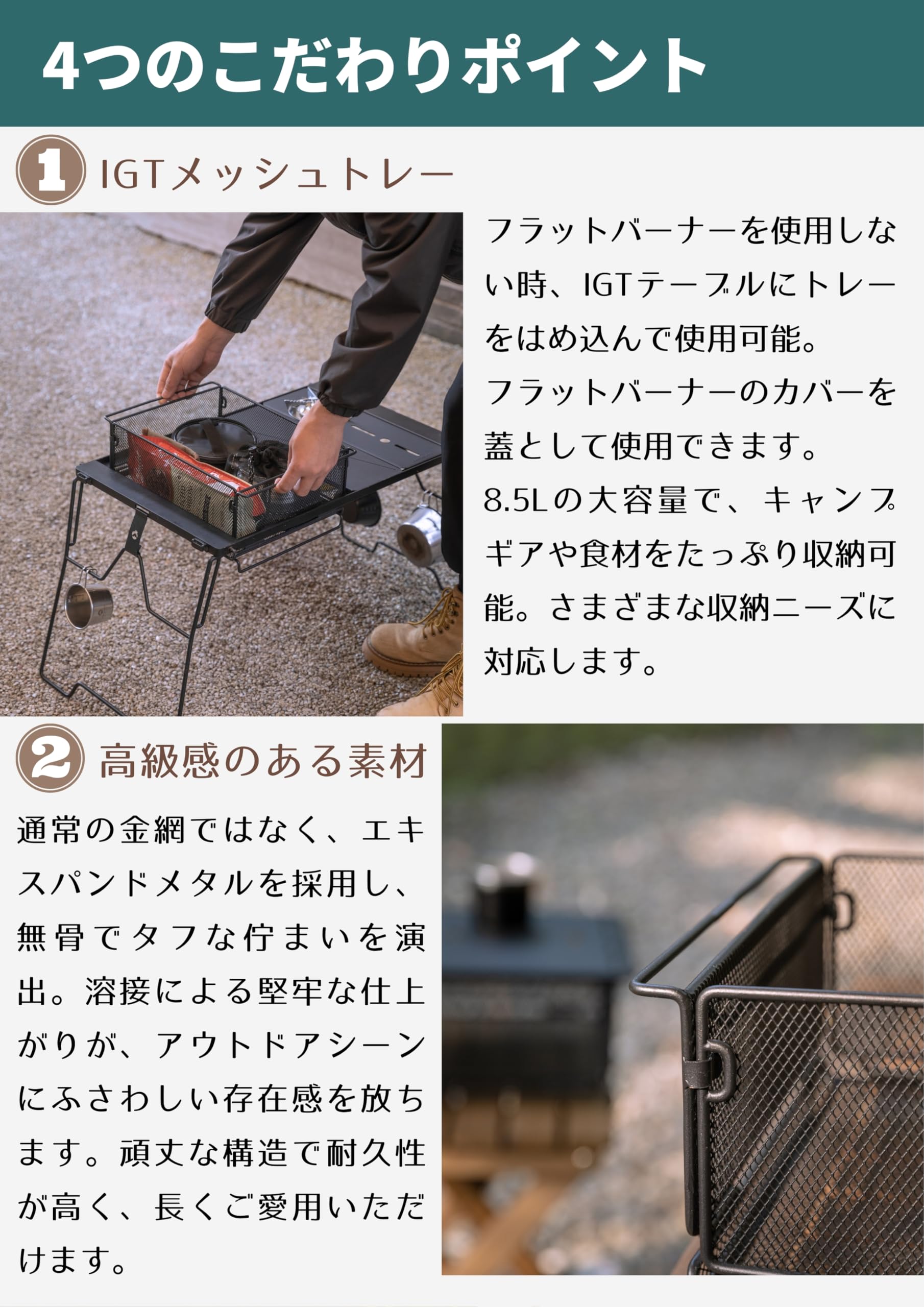 Amazon.co.jp: キャンピングムーン(CAMPING MOON) ブリッジテーブル