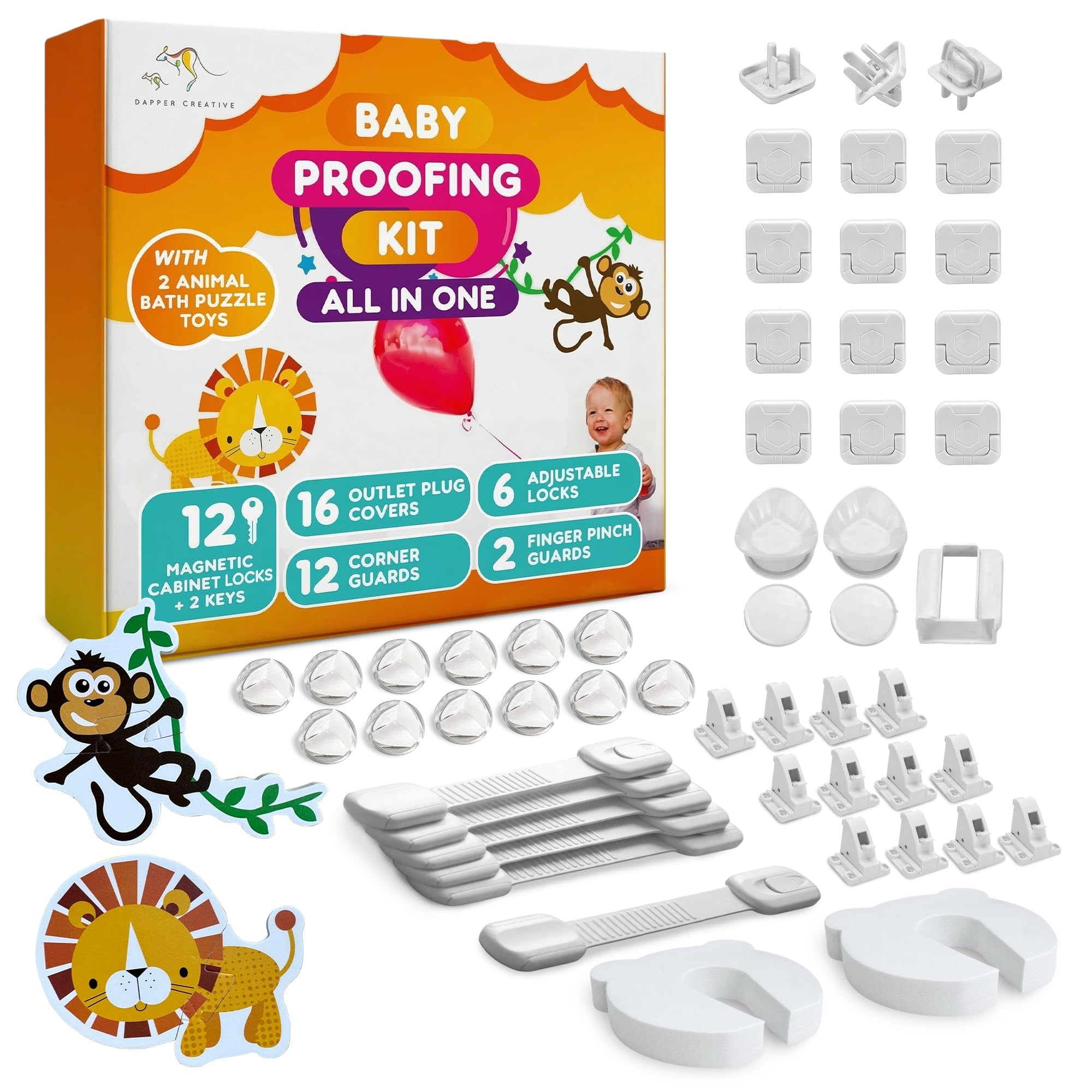 DAPPER CREATIVE Baby Proofing Kit 67 Piece Pack
