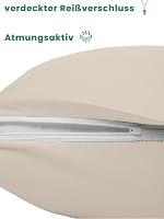 livessa 2 db párnahuzat 40x80 cm, rejtett cipzárral, 100% pamut jersey, puha és légáteresztő 6